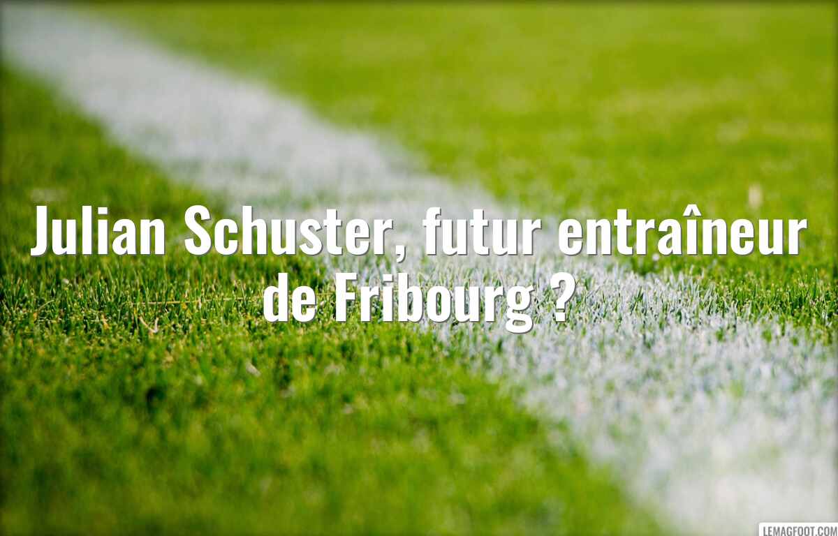Julian Schuster, futur entraîneur de Fribourg ?
