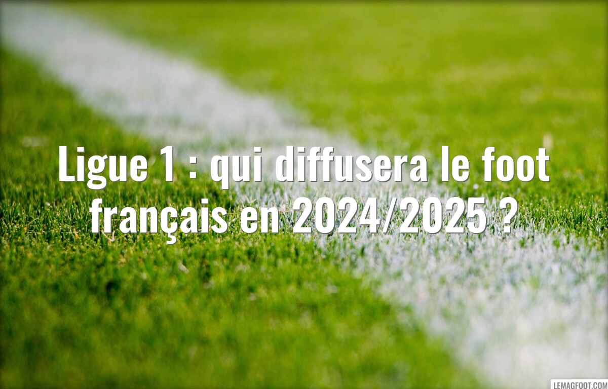 Ligue 1 : qui diffusera le foot français en 2024/2025 ?