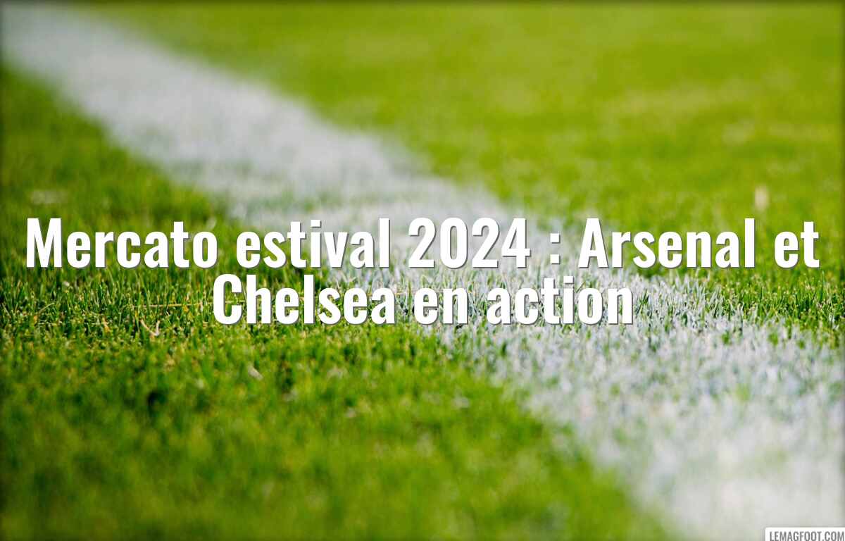 Mercato estival 2024 : Arsenal et Chelsea en action