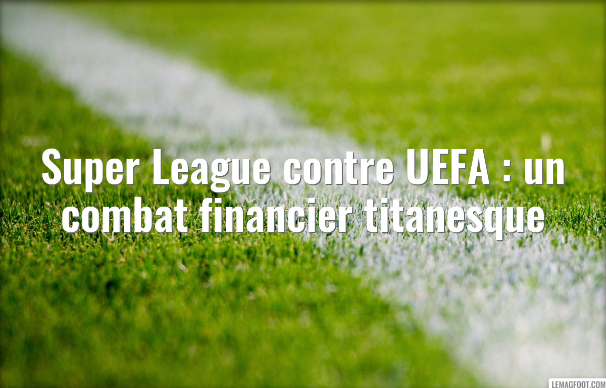 Super League contre UEFA : un combat financier titanesque