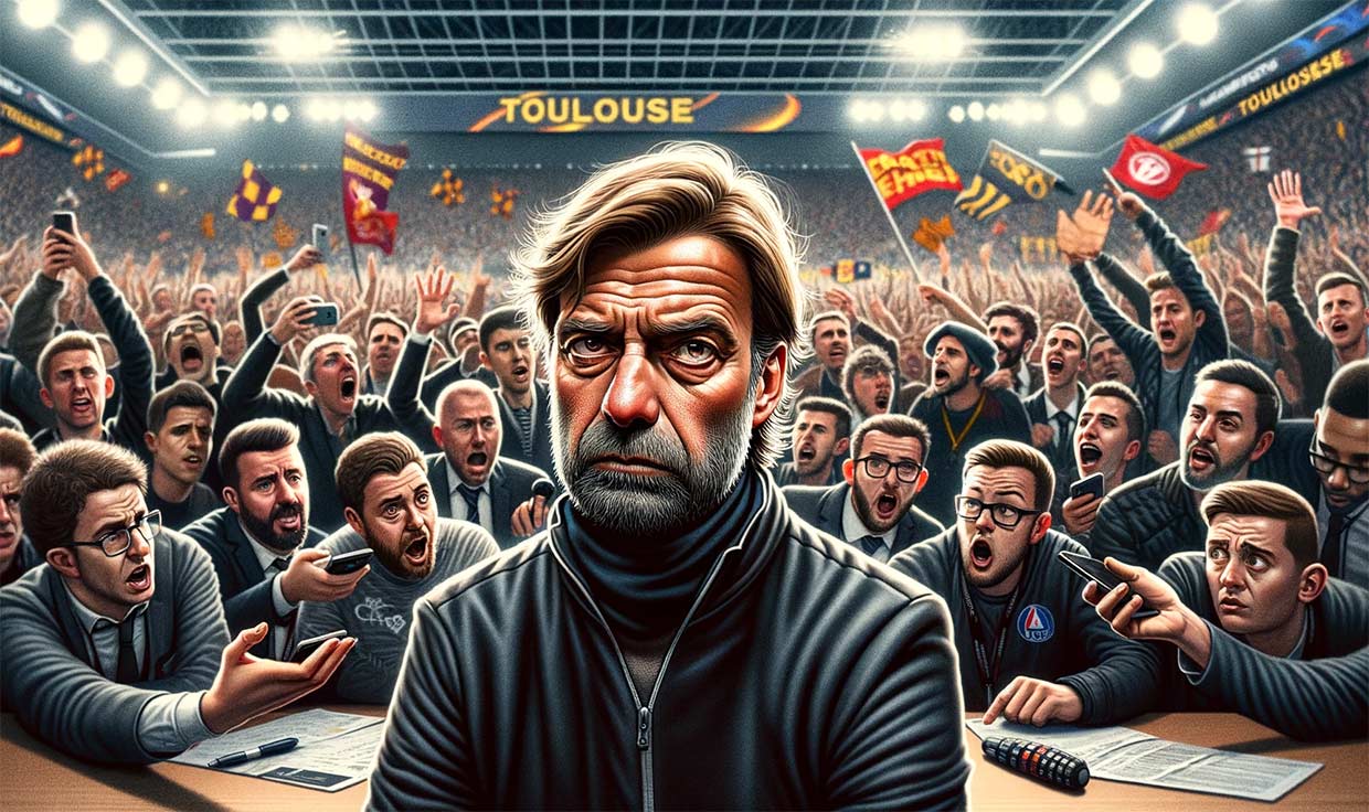 Klopp exaspéré après la défaite européenne de Liverpool contre Toulouse