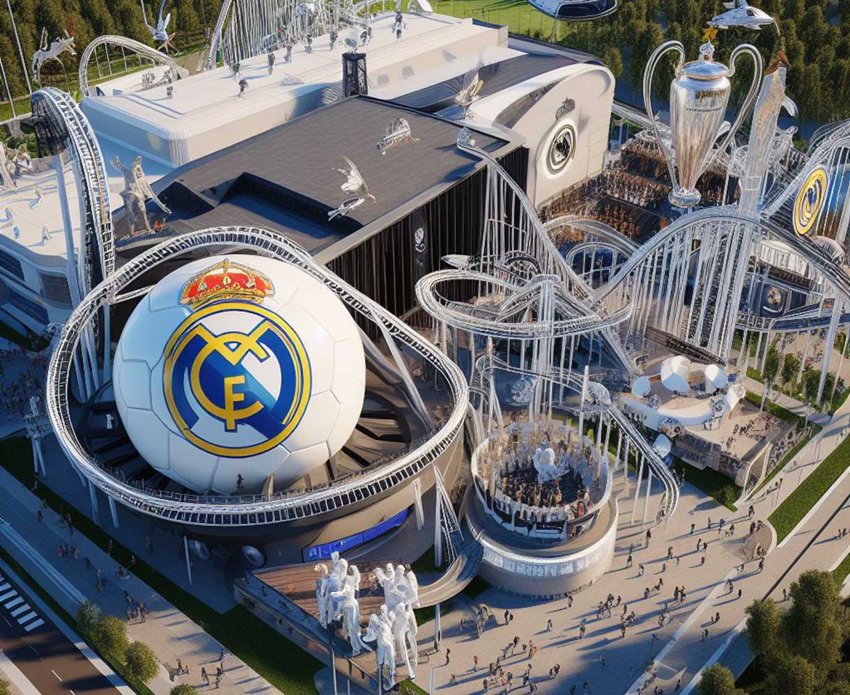 Exemple de parc à thème sur le Real Madrid