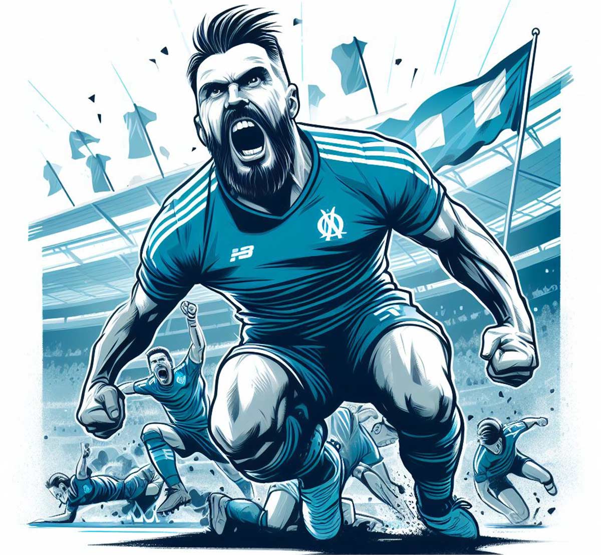 Illustration de la victoire de l'OM contre le Havre